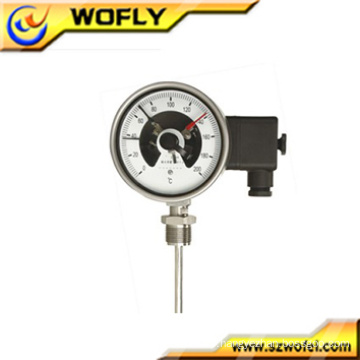 pipeline gas electric contact metal thermometer